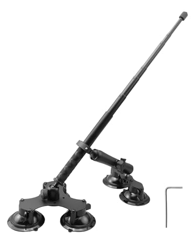 Car Suction Cup Camera Mount Set for Action Cameras