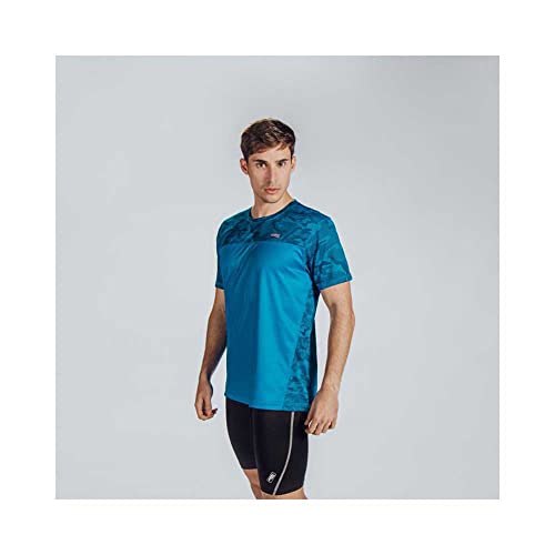 42K RUNNING - Camiseta técnica 42K MIMET Hombre Ocean Green Camouflage XL