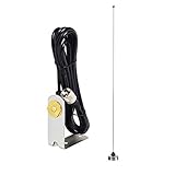 UAYESOK Mobile Vehicle Radio Antenna NMO Mount Fix Bracket Lip Mount with VHF 136-174MHZ NMO Antenna...
