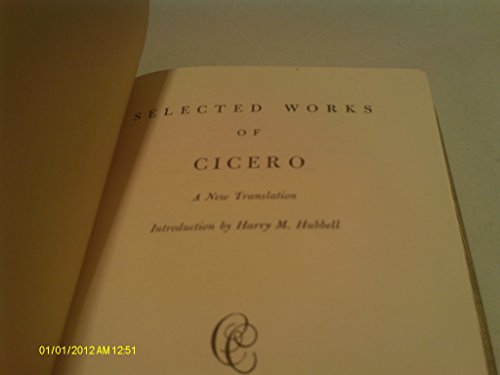 Selected Works of Cicero (Classics Club Series) [German] B000NWS6XI Book Cover
