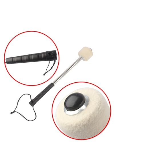 Maillet de grosse caisse baguettes batterie feutre accessoires instruments musique - 3