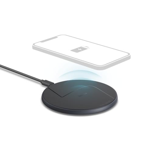 Chargeur sans fil 15W noir pour charger votre téléphone sans câble
