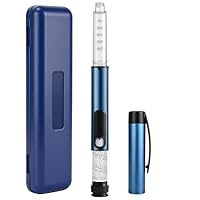 60 Unit Reusable Pen Injector with Case Peptide Pen with Adjustable Dose Dial Compatible,Clear Scale Design