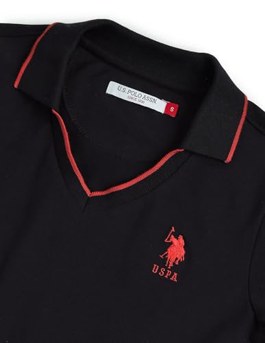 Image of U.S. Polo ASSN. Women's Cotton Regular Fit Solid Polo Shirt