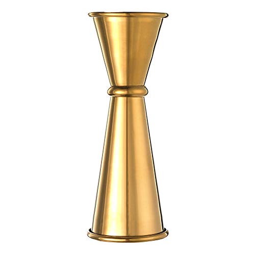 Barfly Japanese Style Jigger, Stainless Steel, Gold, 4.45 x 0.02 x 12.06 cm, M37005GD, 1 oz x 2 oz - Image 2
