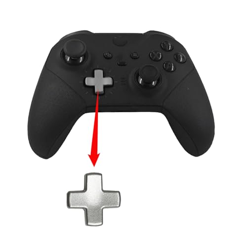 Image of 5Pcs Elite 2 Metal Paddles for Xbox Elite Series 2 Controller, Elite Series 2 Core Controller Parts, D-pad Paddles Replacement for Xbox Elite Series 2 /2 Core Controller Includes 4 Paddles,1 D pads(Silver)