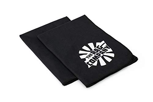 The Rag Company (2 unidades de microfibra negra premium 24 x 36 gamuza Fender Defender