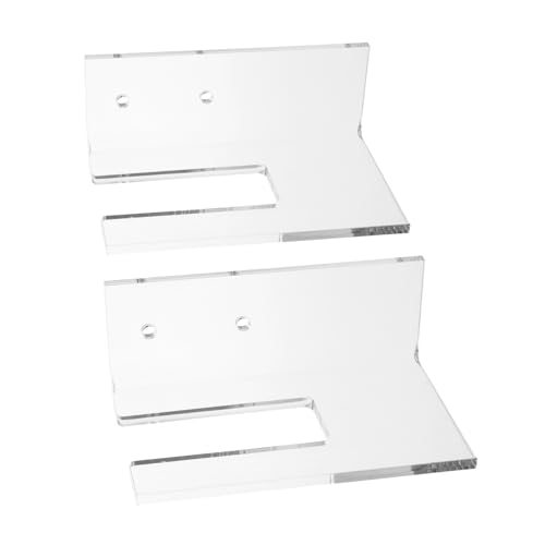 Totority Acrylic Skateboard Wall Mount Vertical Display Hanger Snowboard Storage Rack Room Bedroom