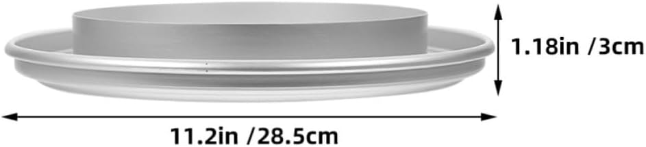 ARTIBETTER 10 Inch Nonstick Aluminum Alloy Pizza Baking Ring Mold for Dough Shaping and Easy to Clean, round Cake Ring Pan for Kitchens and Restaurants