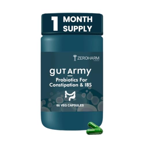 Gut Army Probiotics for Constipation & IBS | 100 Billion CFU, 11 ...