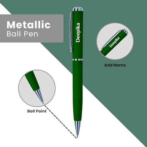 Image of Giftana 3 in 1 Personalized Diary, Pen & 500ml bottle Gift Set (Green)