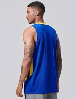 Liberty Imports Reversible Men's Mesh Athletic Basketball Jersey Single for Team Scrimmage