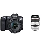 Canon EOS R5 Full-Frame Mirrorless Camera w/ RF24-105mm F4 L is USM Lens Kit - 8K Video, 45 Megapixel Full-Frame CMOS Sensor, DIGIC X Image Processor, Up to 12 fps Mechanical Shutter (Body + Lens)