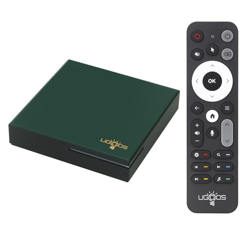 Ugoos SK4 PRO TV Box Android 14 Amlogic S905X5M-K 4GB RAM 64GB ROM 2.4G/5G Dual WiFi Ethernet 100M USB 2.0 BT5.4 Support AV1 VP9 H.265 4K HDR Box
