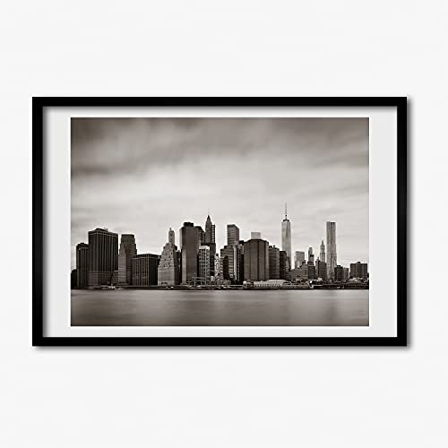Cadre photo 60x40 cm Manhattan de Tulup en bois MDF pour affiche