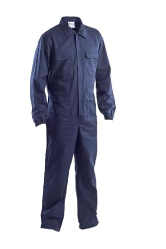 TUTA INTERA DA LAVORO UOMO CON ELASTICO AI POLSI 100%