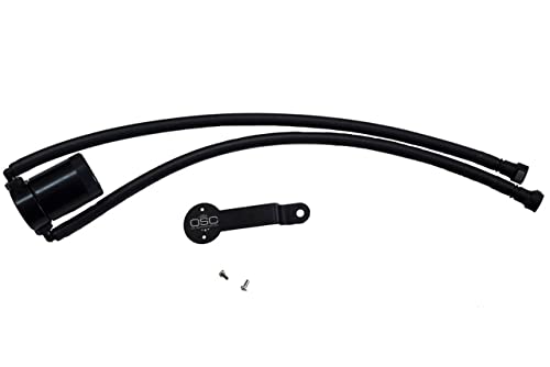 J&L Oil Separator Co. 3.0 Oil Separator Compatible with 2014-18 Chevy Silverado/GMC Sierra 1500 5.3L/6.2L & 2015-2020 Chevy Tahoe Suburban & GMC Yukon/Yukon XL 5.3L/6.2L Driver Side (Black)