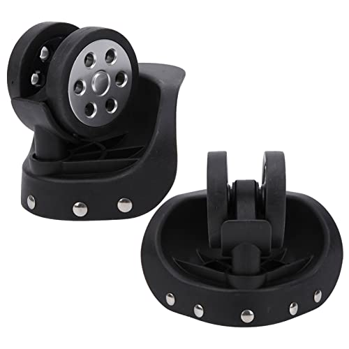 Luggage Wheels Replacement, Suitcase Wheels Replacement Rugged Portable Luggage Replacement Wheels with Screws for Luggage2