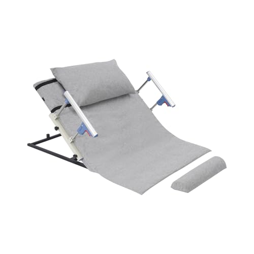 Electric Lifting Bed Backrest, Adjustable Power Lifting Bed Backrest with Foldable Armrest, Electric Auxiliary Backrests for Pregnant Elderly Disabled, 300lbs Capacity, Lift Angle 2-70° (Short)