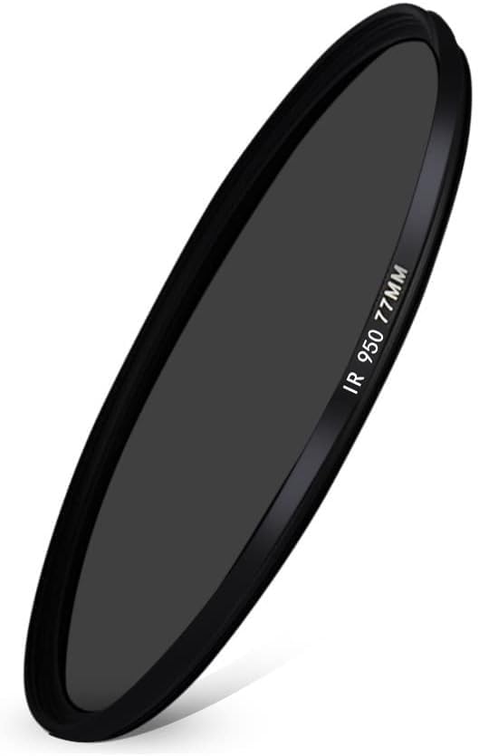 Filtre Infrarouge 49mm-82mm, 680nm, 720nm, 760nm, 850nm, 950nm, for Photographie Artistique Amusante(62mm,760nm)