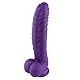 22cm G-Punkt-Dildo für Frauen Realistische Dildos,klassische dildos, MOCOYA Dildo mit starkem Saugnapf, Erwachsenenspielzeug für Frauen Vergnügen Dildo und Analspiel, (B-Schwarz Violett)