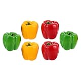 Poivrons artificiels : nos poivrons artificiels peuvent servir d'accessoires pour la photographie, la décoration de chambres d'enfants et de chambres d'enfants, ainsi que d'accessoires de table et de maison