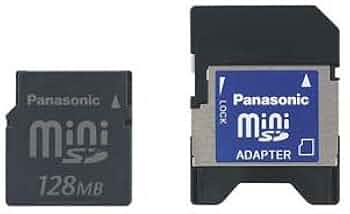 Amazon | パナソニック ミニSDメモリーカード128MB RP-SS128BJ1K