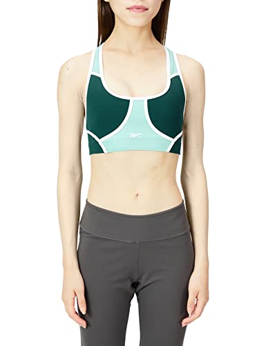 Reebok(リーボック) スポーツブラ ラックス レーサー カラーブロック パデッドブラ MMN46 レディース