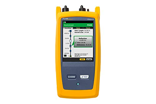 Fluke Networks OptiFiber Pro QUAD OTDR for Fiber Troubleshooting, V2, with WiFi & Inspection