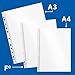 Plus Office EH303A-8/FC - Fundas multitaladro folio-cristal, 90 micras, 100 unidades, transparente