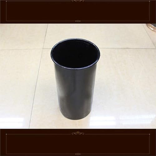 Outdoor Trash Can with Lid – Vertical Stainless Steel Dustbin for Hotel Lobby, Round Design, Durable Outdoor Garbage Bin, Weather-Resistant Ashtray for Public Spaces