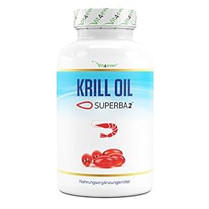 Krill Oil – 120 capsules – grondstof: Superba Antarctische krillolie – rijk aan EPA + DHA + astaxanthine + fosfolipiden…