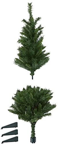 Amazon Basics Kunstkerstboom, 170 takken, met kunststof standaard, 120 cm hoogte - Image 5