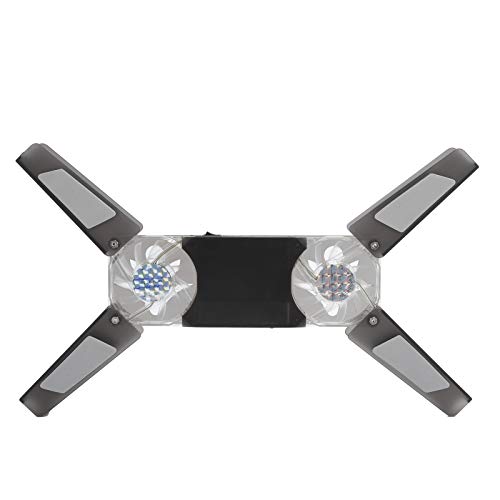 Base de refrigeración para laptop con 2 ventiladores y luz LED azul miniatura 3
