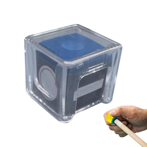 Boîte à craie pour queue de billard - Support de craie de billard - Porte-cubes de craie de billard - Accessoires de table de billard - Accessoire de table...