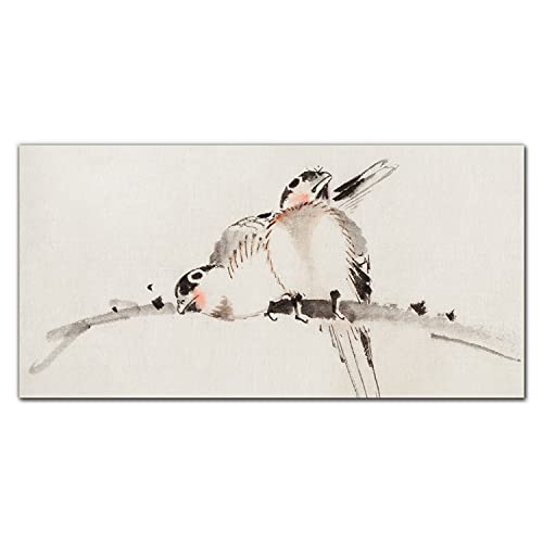 Photo image d'intérieur oiseau sur toile haut de gamme 100x50cm Coloray