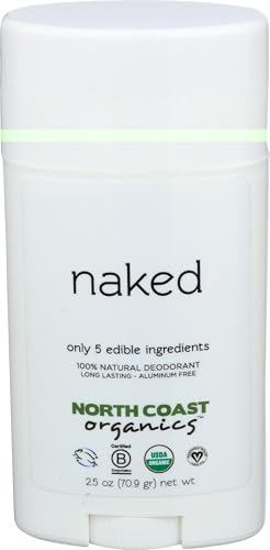 NORTH COAST ORGANICS Naked Organic Deodorant, 2.5oz