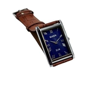 Slim Quartz Tank Style Wrist Watch