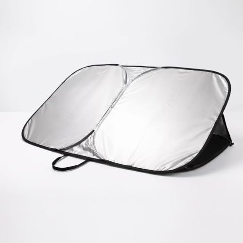 Parasol para Mazda CX-80 que reduce calor interno con corte para espejo 2