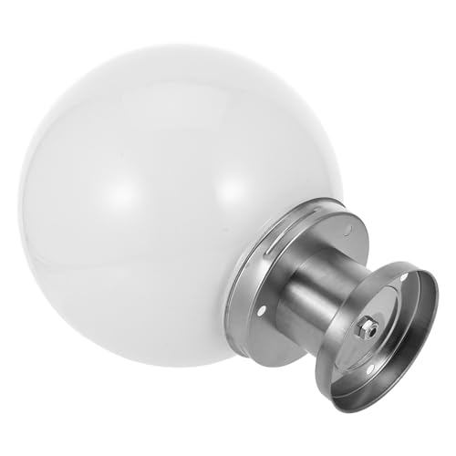 Applique murale LED extérieure ronde KICHOUSE en inox de 25 cm design moderne