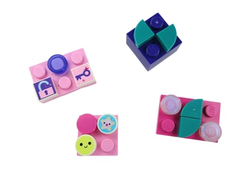Handmade Croc Clog Shoe Decorative Charms made from Building Bricks, Interchangeable Fun! Compatible with Lego Bricks and Dots