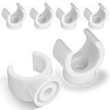 1/2 Inch PEX Clips Pipe Hangers Clamps PEX Holder Plastic 16 mm PEX Tubing Hangers Water Pipe Support Clamp Clips Socket (20 Packs)