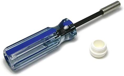 Magnetic Multi Bit Screwdriver with Acetate Bit Storage Handle (3-1/4in. Blade Length)