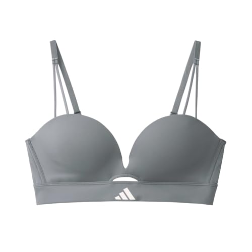 adidas(アディダス) ノンワイヤーブラジャー吸汗速乾 プッシュアップカップ 後ろホック AP0155レディース