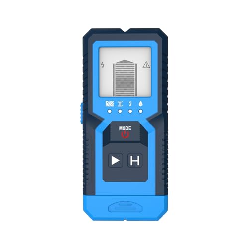 Wall Stud Finder, Deep Scan Portable LCD Detector, Metal and Wire Scanner for Wood, Drywall and Plaster, Accurate Stud Finder, Construction Tool for Pipe Electrical Joist Humidity Concrete