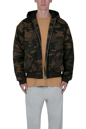 mnml Men's Camo Zip Up Jacket