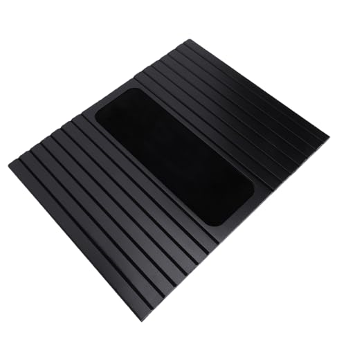 Bandeja para brazo de sofá organizador plegable antideslizante negro 4