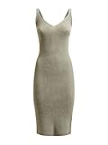  Guess Guess - Vestido ES SL NYX Engineered Rib Midi W0GK26 R2GK1, Light Matcha, M