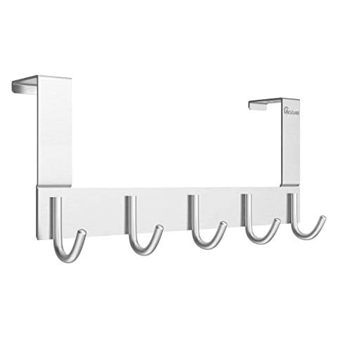 Anjuer 5 Hook Over Door Hanger Cover