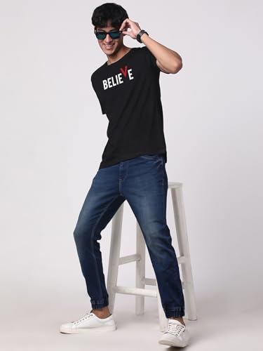 Image of ADRO Men Cotton Regular Printed Tshirt